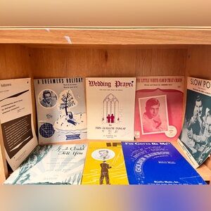 Vintage Sheet Music Collection Lot 1940s 1950s-1960s